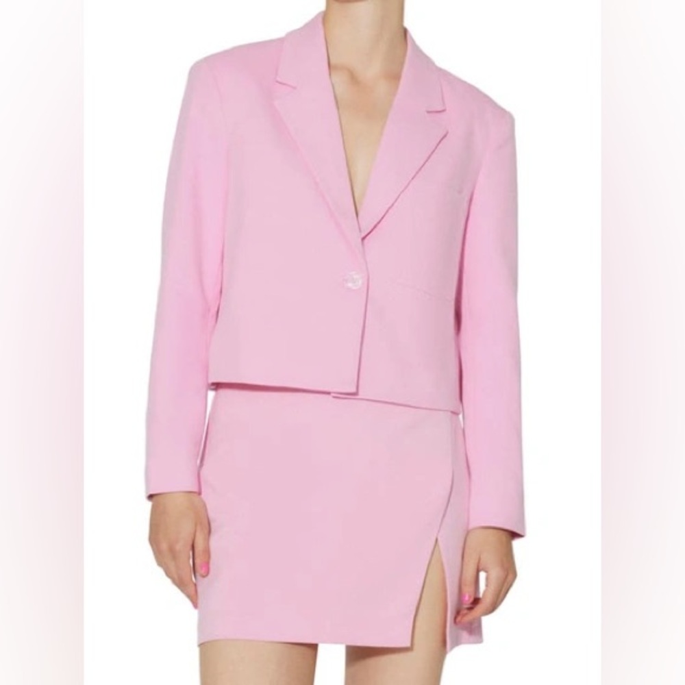 Something New pink suit *NYC*